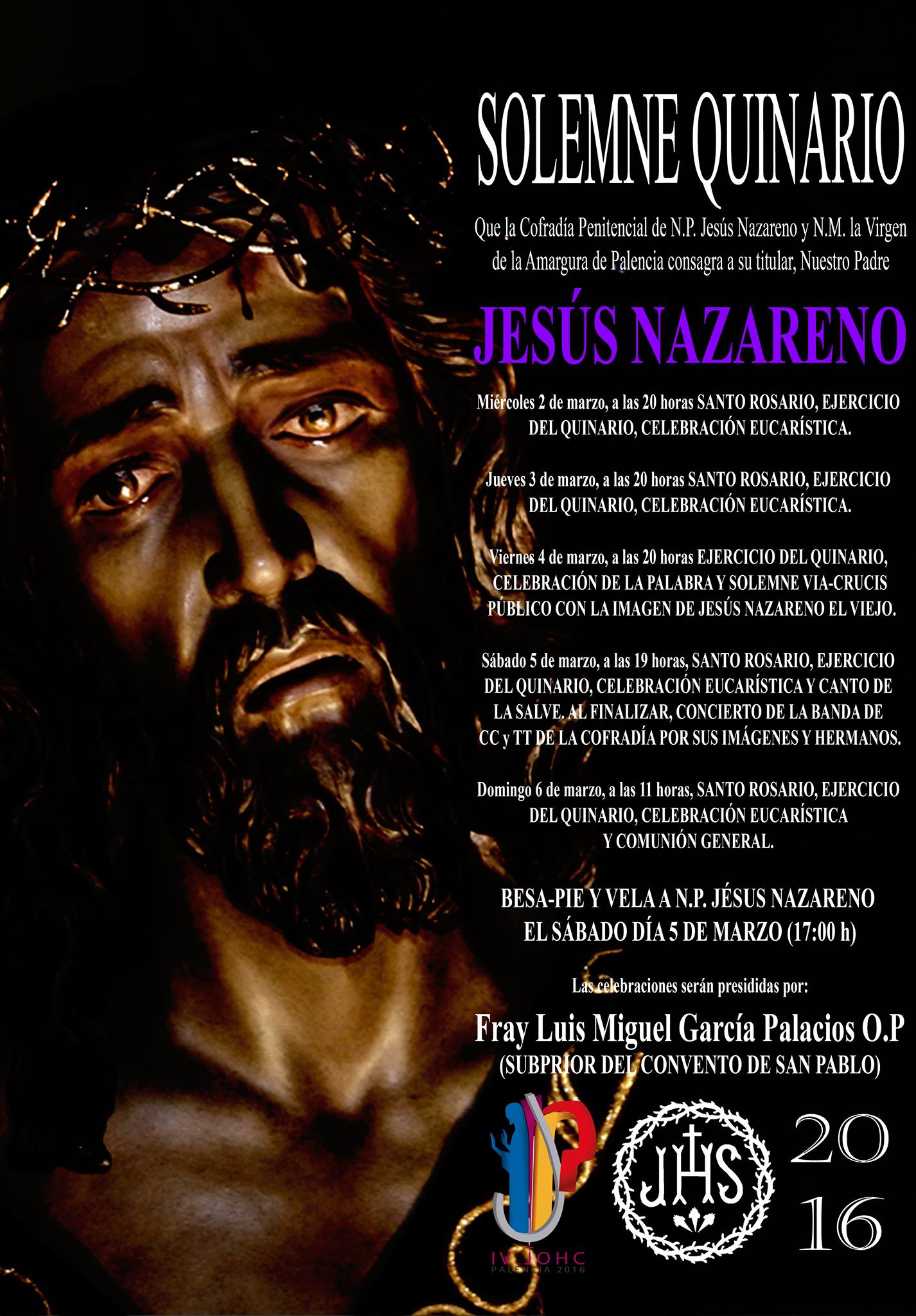 Quinario a N.P. Jesús Nazareno